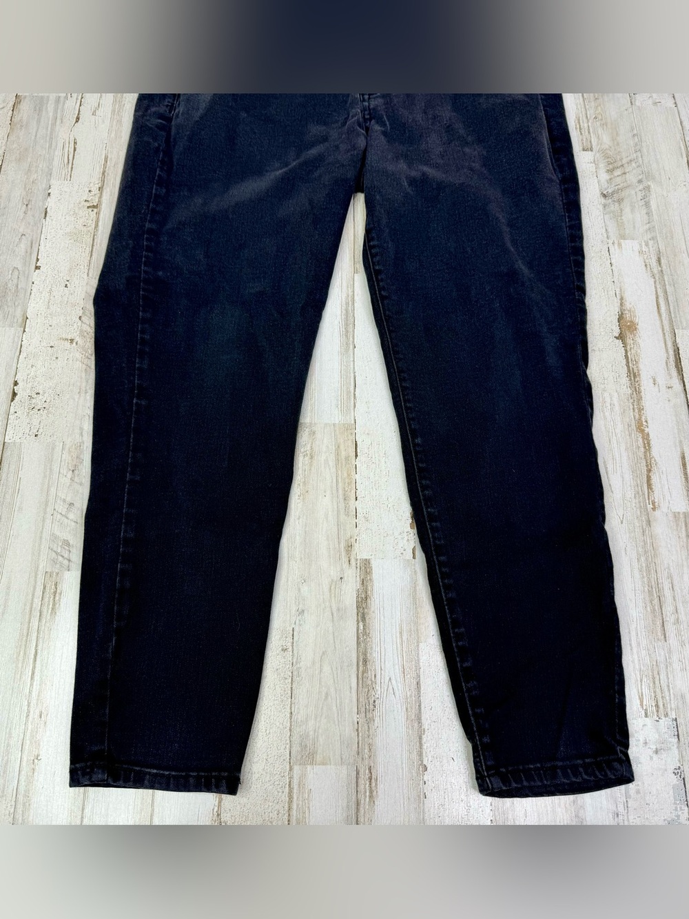 Lane Bryant Womens Jeans 16 (36x28) Black Skinny Leg Mid Rise Denim - Picture 3 of 12